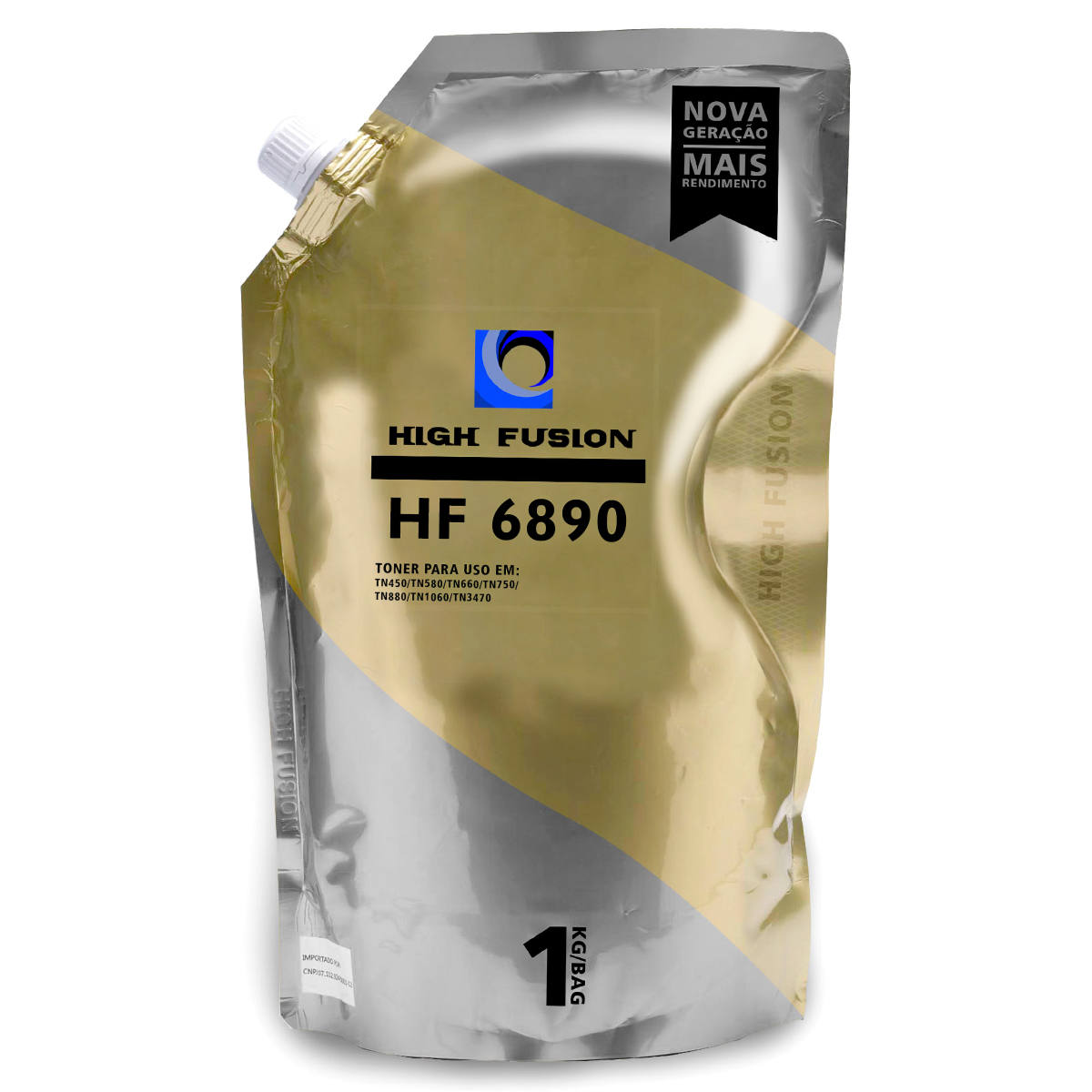 Pó de Toner High Fusion HF 6890